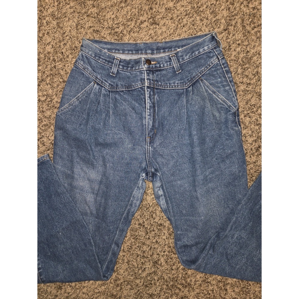 VTG 80s Jordache Trouser Mom Jeans Womens 18 Pleated High Waist Tapered Leg USA